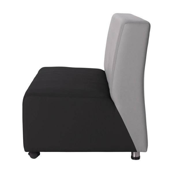 FDP Pro Series Upholstered Armless Mobile Sofa with Tech Panel (14994 - XX) - SchoolOutlet