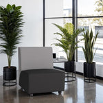 FDP Pro Series Upholstered Armless Mobile Chair (14995 - XX) - SchoolOutlet