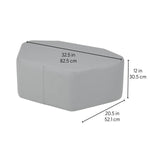 FDP Pro Series Upholstered Petal Ottoman 12