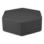 FDP Pro Series Upholstered Hexagon Ottoman 12