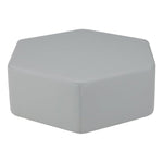 FDP Pro Series Upholstered Hexagon Ottoman 12