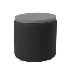 FDP Pro Series Upholstered 18" Round Ottoman Table 18" Height (15010-XXXX)