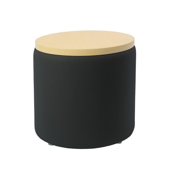 FDP Pro Series Upholstered 18" Round Ottoman Table 18" Height (15010 - XXXX) - SchoolOutlet