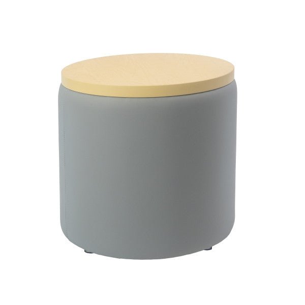 FDP Pro Series Upholstered 18" Round Ottoman Table 18" Height (15010 - XXXX) - SchoolOutlet