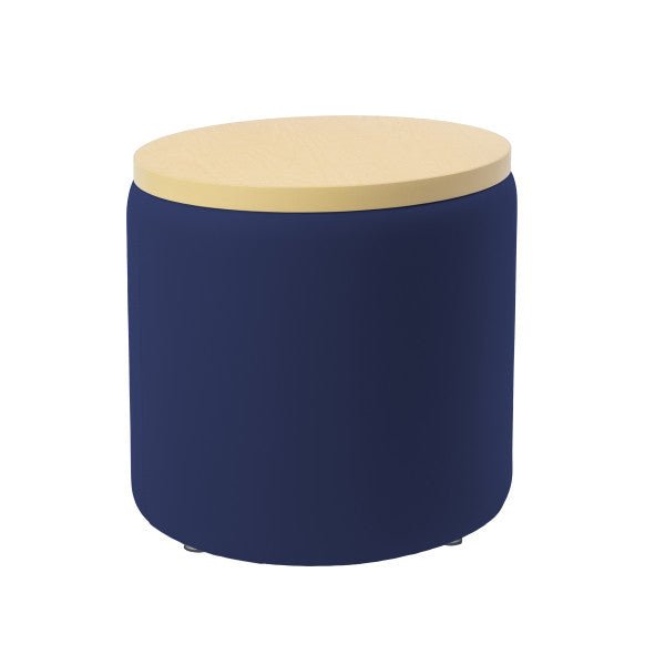 FDP Pro Series Upholstered 18" Round Ottoman Table 18" Height (15010 - XXXX) - SchoolOutlet