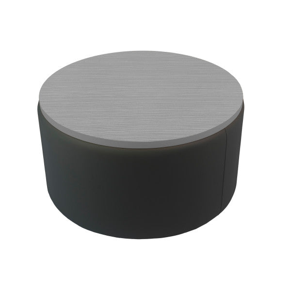 FDP Pro Series Upholstered 30" Round Ottoman Table 18" Height (15016 - XXXX) - SchoolOutlet