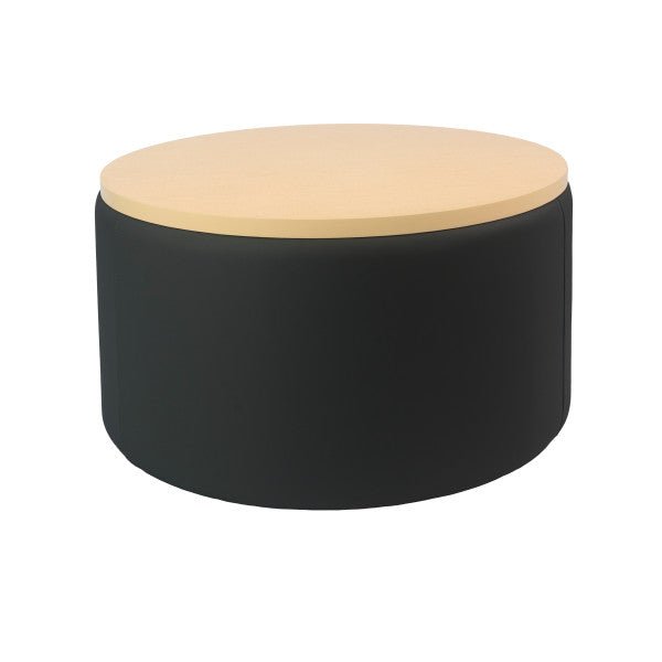 FDP Pro Series Upholstered 30" Round Ottoman Table 18" Height (15016 - XXXX) - SchoolOutlet