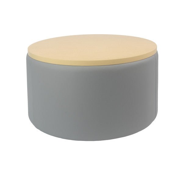 FDP Pro Series Upholstered 30" Round Ottoman Table 18" Height (15016 - XXXX) - SchoolOutlet