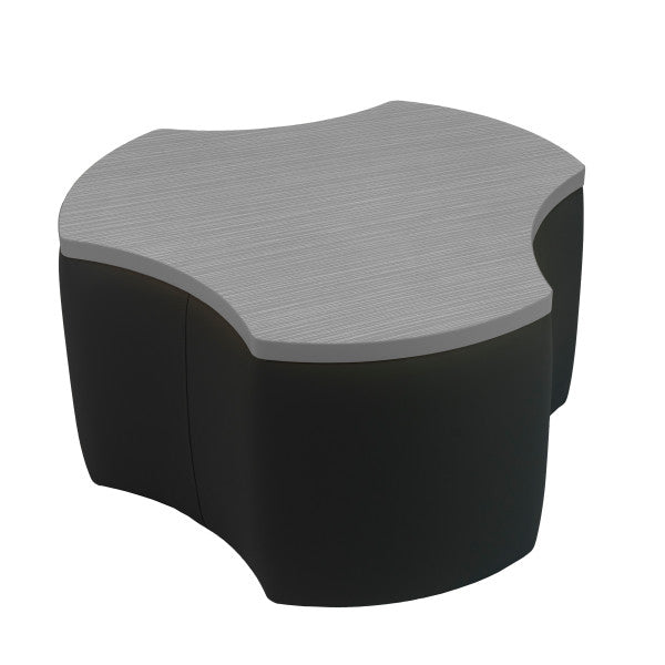 FDP Pro Series Upholstered Cog Ottoman Table 18" Height (15018 - XXXX) - SchoolOutlet