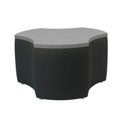 FDP Pro Series Upholstered Cog Ottoman Table 18" Height (15018-XXXX)