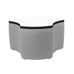FDP Pro Series Upholstered Cog Dry - Erase Ottoman Table 18