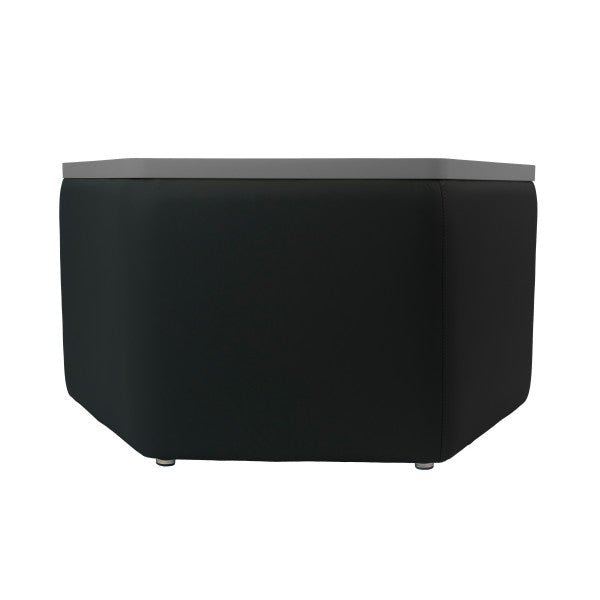 FDP Pro Series Upholstered Hexagon Ottoman Table 18" Height (15020 - XXXX) - SchoolOutlet