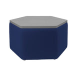 FDP Pro Series Upholstered Hexagon Ottoman Table 18