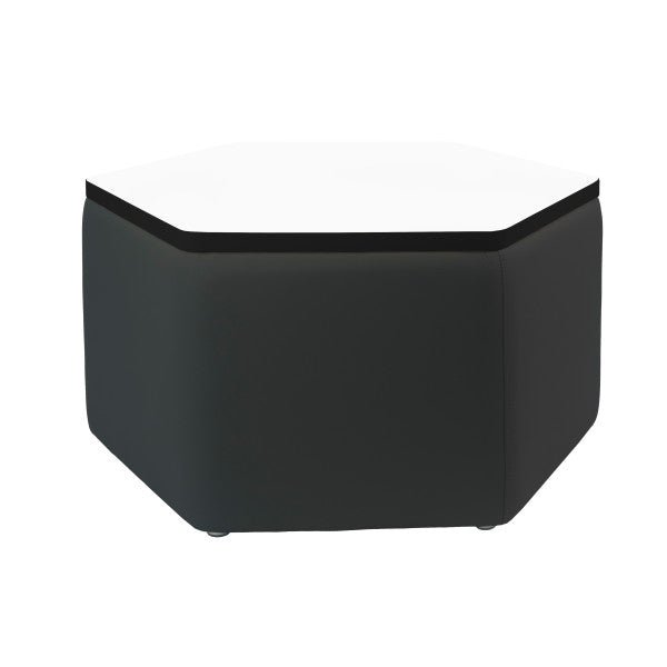 FDP Pro Series Upholstered Hexagon Dry - Erase Ottoman Table 18" Height (15021 - XXXX) - SchoolOutlet