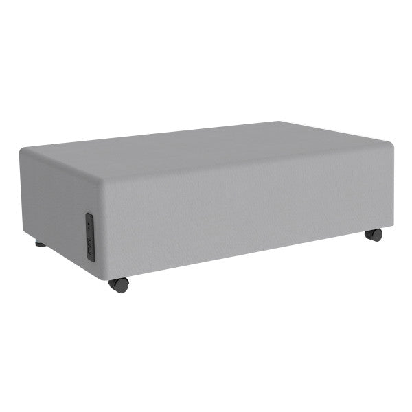 FDP Pro Series Upholstered Rectangle Mobile Ottoman (15028 - XX) - SchoolOutlet