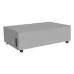 FDP Pro Series Upholstered Rectangle Mobile Ottoman (15028 - XX) - SchoolOutlet