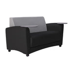 FDP Pro Series Upholstered Common Area Sofa with Tablet (15032 - XXXX) - SchoolOutlet