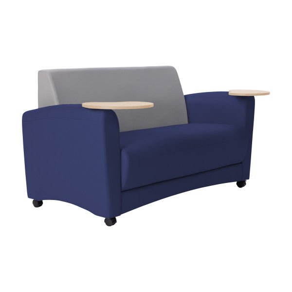 FDP Pro Series Upholstered Common Area Sofa with Tablet (15032 - XXXX) - SchoolOutlet