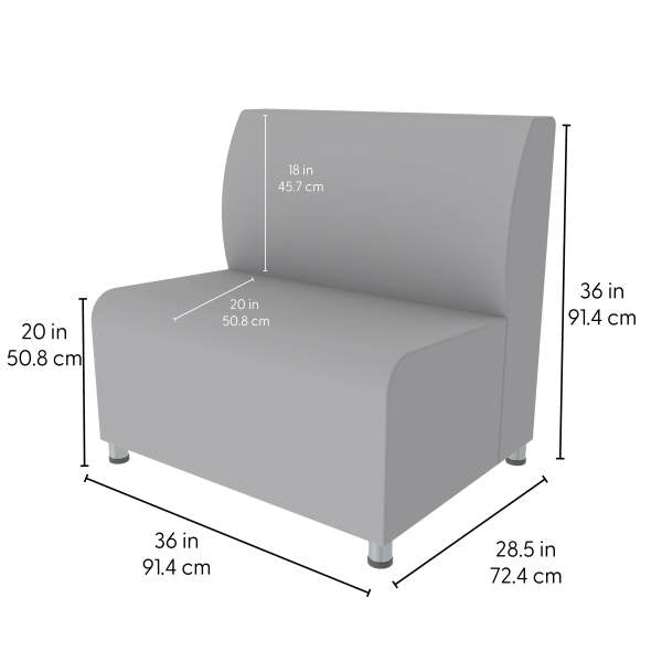 FDP Pro Series Upholstered Connect Chair (15037 - XX) - SchoolOutlet