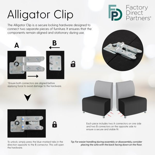 FDP Pro Series Upholstered Connect Chair (15037 - XX) - SchoolOutlet