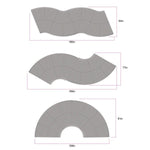 FDP Pro Series Connect Edged Crest Backless Seating, 12 - Piece Set (15085 - XX) - SchoolOutlet