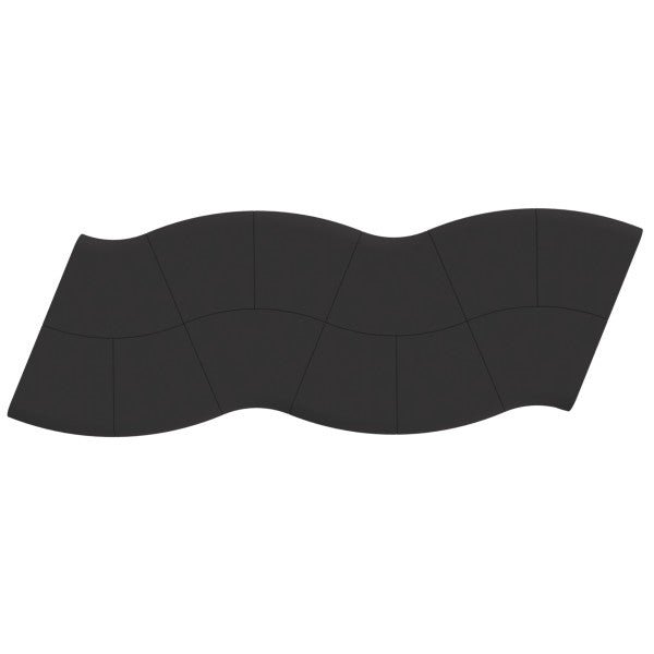 FDP Pro Series Connect Edged Crest Backless Seating, 12 - Piece Set (15085 - XX) - SchoolOutlet