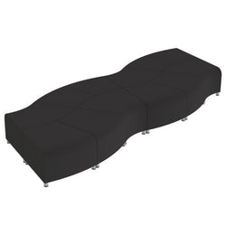 FDP Pro Series Connect Edged Crest Backless Seating, 12-Piece Set (15085-XX)