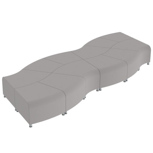 FDP Pro Series Connect Edged Crest Backless Seating, 12 - Piece Set (15085 - XX) - SchoolOutlet