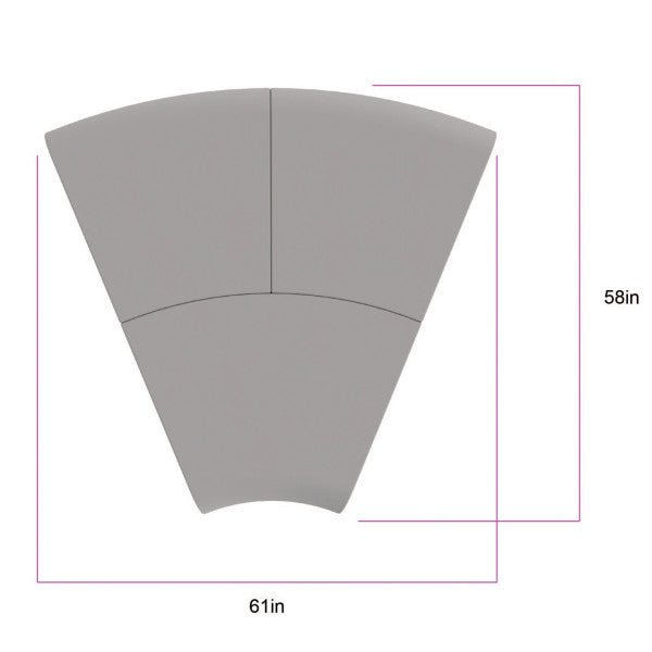 FDP Pro Series Connect Edged Ripplet Backless Seating, 3 - Piece Set (15087 - XX) - SchoolOutlet