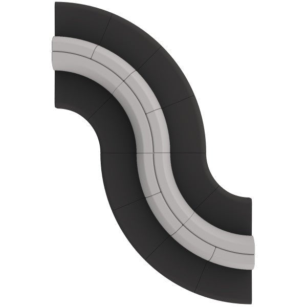 FDP Pro Series Connect Edged Crest Seating, 12 - Piece Set (15091 - XX) - SchoolOutlet