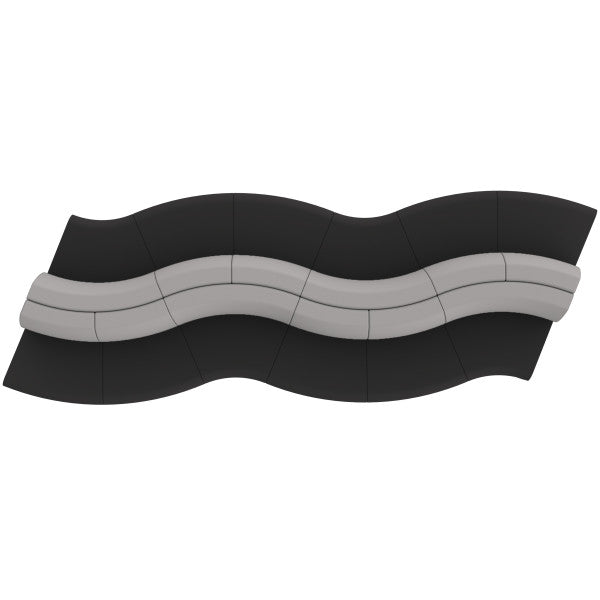 FDP Pro Series Connect Edged Crest Seating, 12 - Piece Set (15091 - XX) - SchoolOutlet