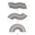 FDP Pro Series Connect Edged Crest Seating, 12 - Piece Set (15091 - XX) - SchoolOutlet