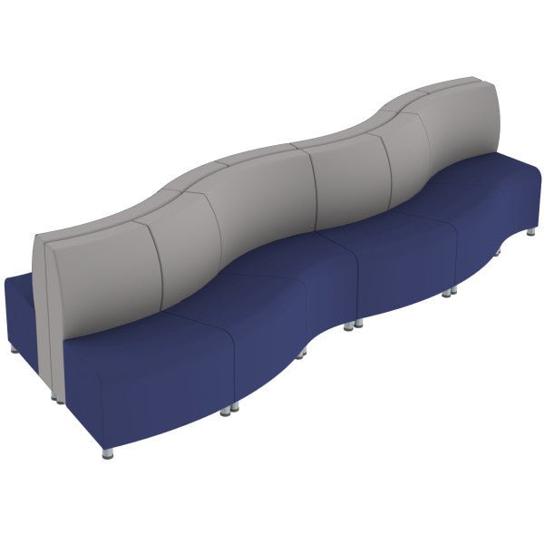 FDP Pro Series Connect Edged Crest Seating, 12 - Piece Set (15091 - XX) - SchoolOutlet