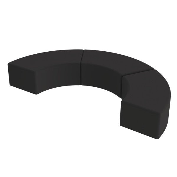 FDP Pro Series Upholstered S Curve Ottoman 12" Height, 6 - Piece (15100 - XX) - SchoolOutlet