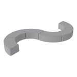 FDP Pro Series Upholstered S Curve Ottoman 12