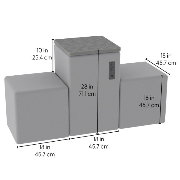 FDP Pro Series Recharge Hub, 3 - Piece Set (15107 - XX) - SchoolOutlet