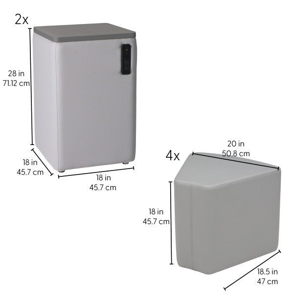 FDP Pro Series Recharge Link Hub, 6 - Piece Set (15109 - XX) - SchoolOutlet