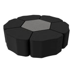 FDP Pro Series Hexagon Ottoman Table with Petal 18