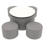 FDP Pro Series Dry - Erase Round Ottoman Table with Round 12