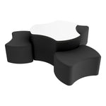 FDP Pro Series Dry - Erase Cog Ottoman Table with Bowtie 12