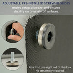 FDP Pro Series Dry - Erase Cog Ottoman Table with Bowtie 18