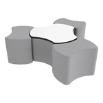 FDP Pro Series Dry - Erase Cog Ottoman Table with Bowtie 18