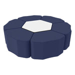 FDP Pro Series Dry - Erase Hexagon Ottoman Table with Petal 18