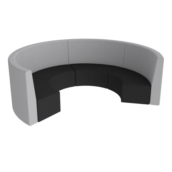 FDP Pro Series Tallback S Curve Chairs 12" Seat Height, 4 - Piece Set (15127 - XX) - SchoolOutlet