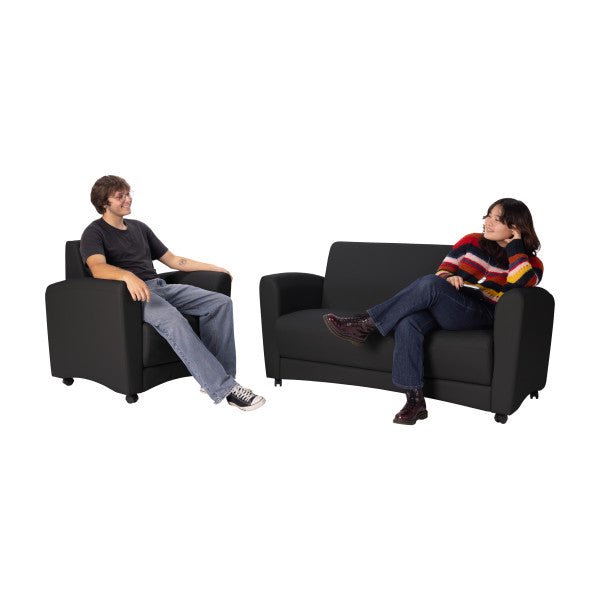 FDP Pro Series Upholstered Mobile Common Area Chair (15129 - XX) - SchoolOutlet