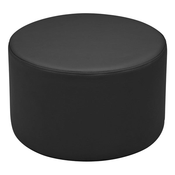 FDP Pro Series Dry - Erase 30" Round Ottoman Table with Round 12" H Seating, 7 - Piece Set (15143 - XXXX) - SchoolOutlet