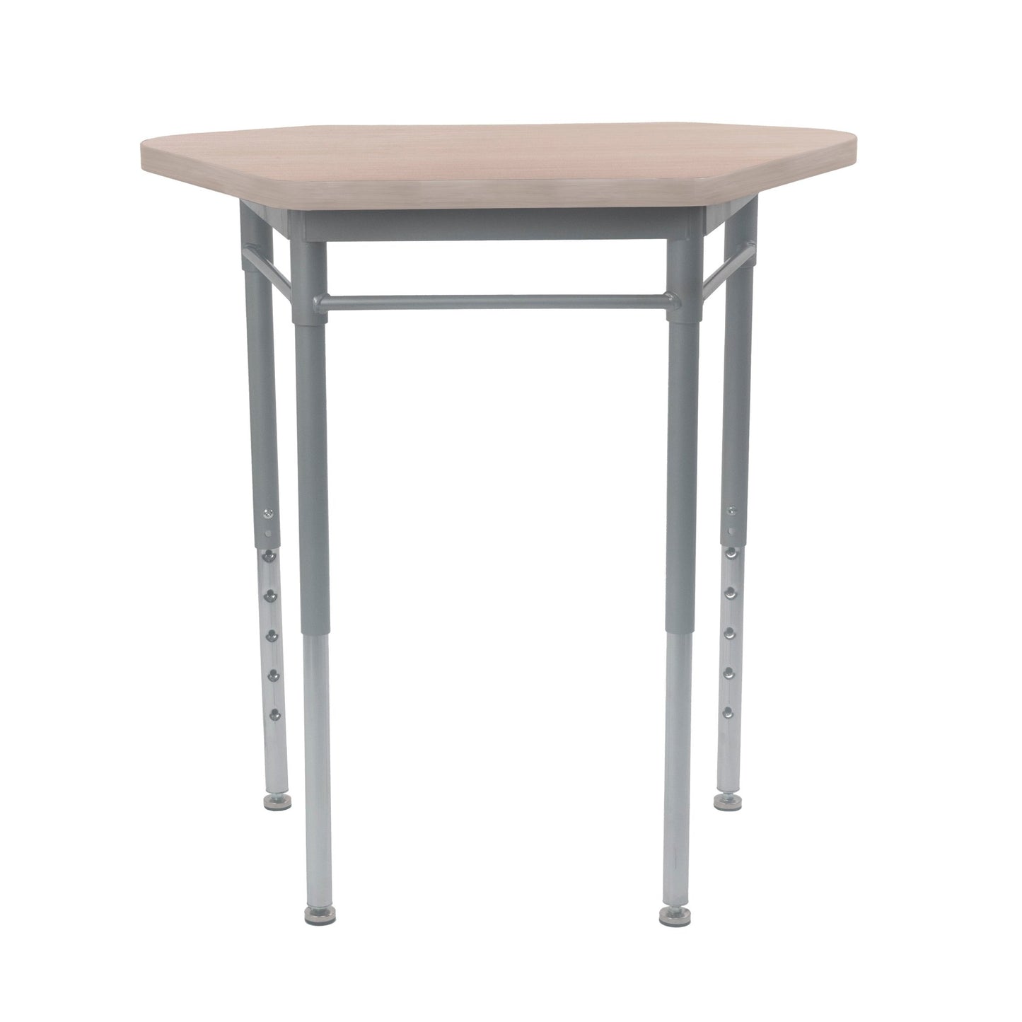FDP 30" x 18" Collaborative Hex Desk with Laminate Top and Adjustable Height (FDP - 15371) - SchoolOutlet