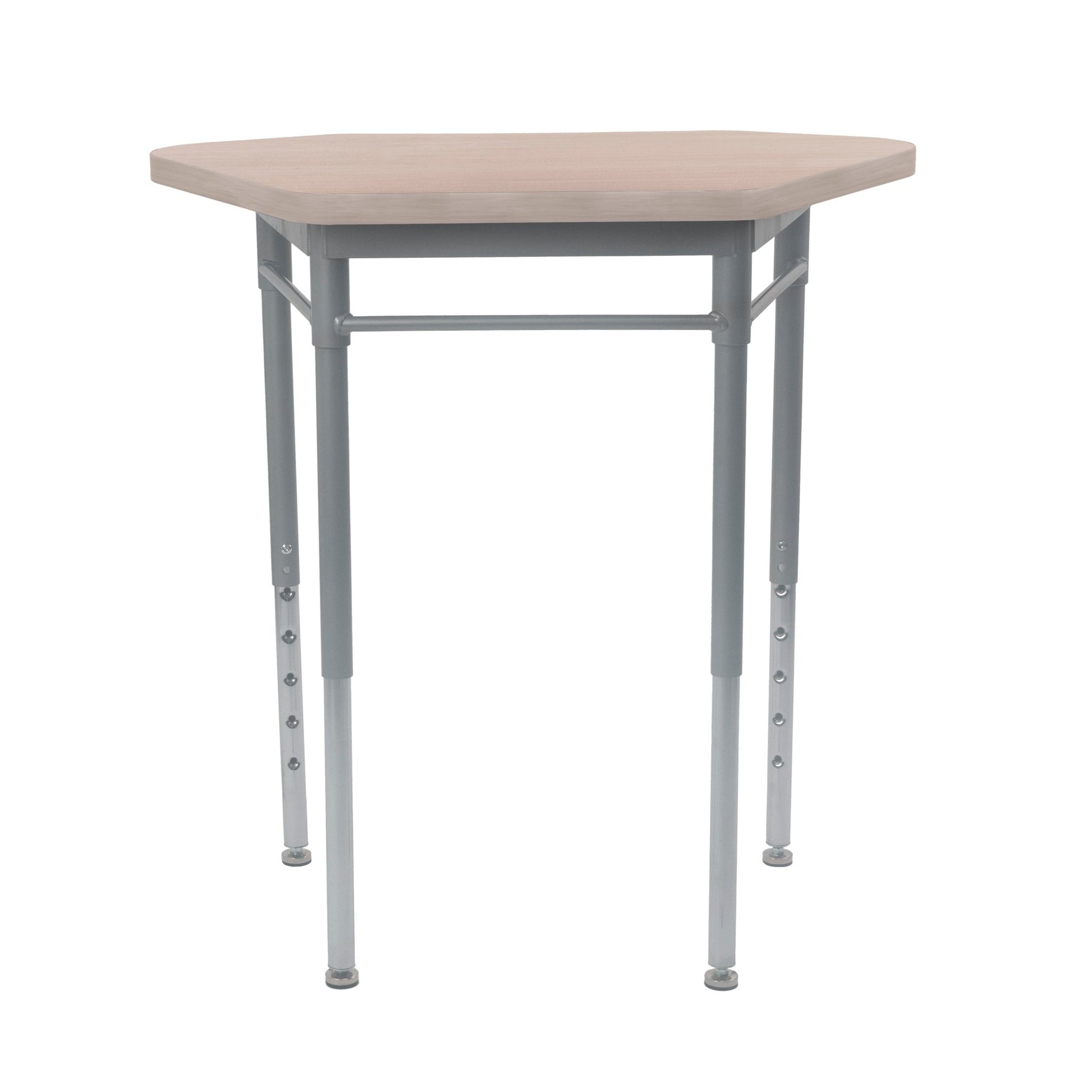 FDP 30" x 18" Collaborative Hex Desk with Laminate Top and Adjustable Height (FDP - 15371) - SchoolOutlet