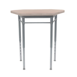 FDP 30" x 18" Collaborative Hex Desk with Laminate Top and Adjustable Height (FDP-15371)