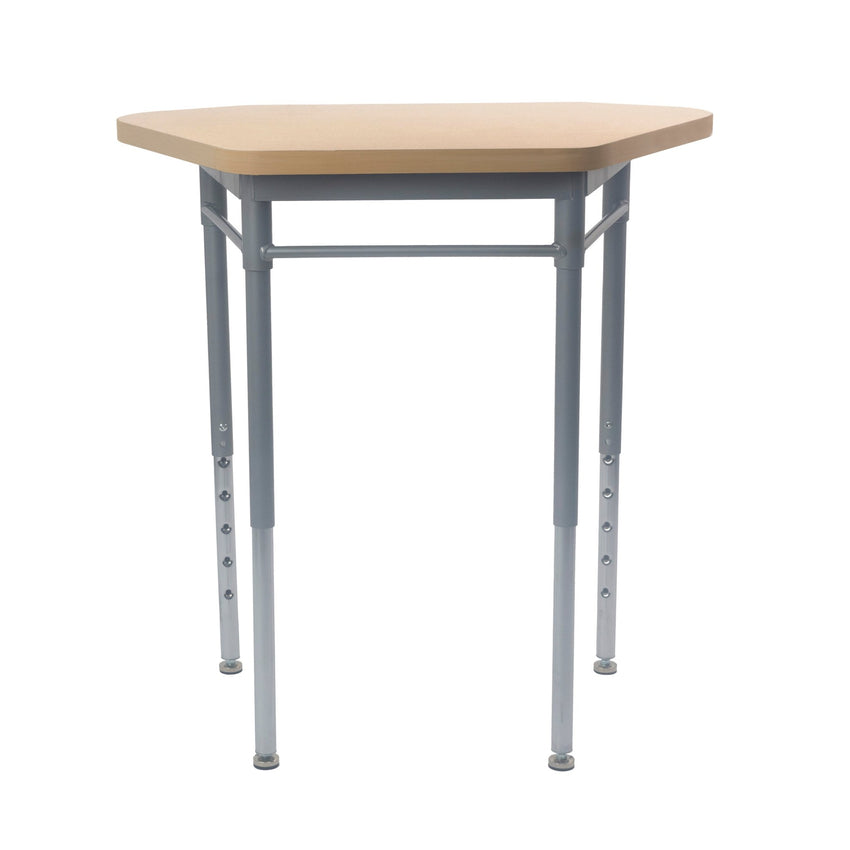FDP 30" x 18" Collaborative Hex Desk with Laminate Top and Adjustable Height (FDP - 15371) - SchoolOutlet